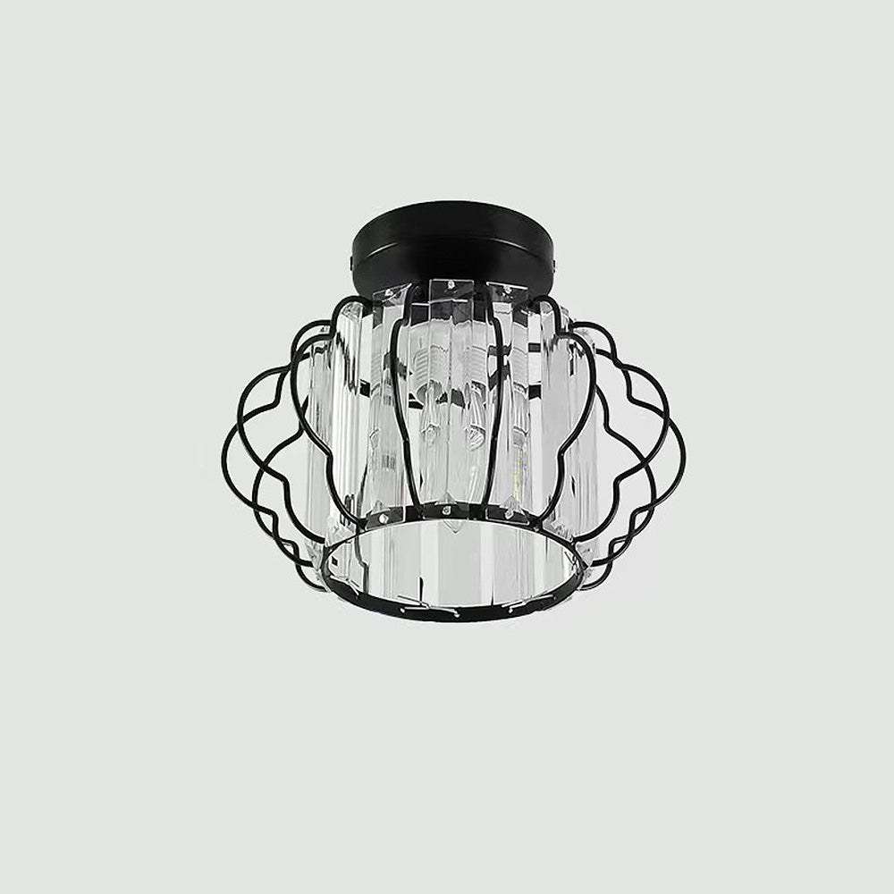Aurora – Gouden kristallen design plafondlamp