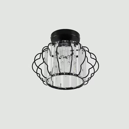 Aurora – Gouden kristallen design plafondlamp