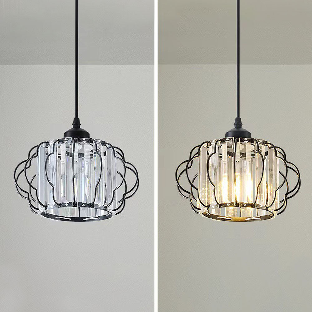 Aurora – Gouden kristallen design plafondlamp