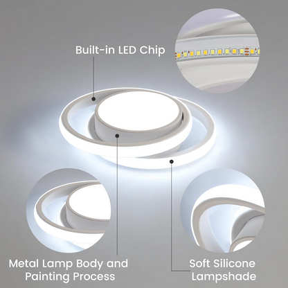 Glowbeam – Minimalistische LED Plafondlamp in Scandinavische Stijl