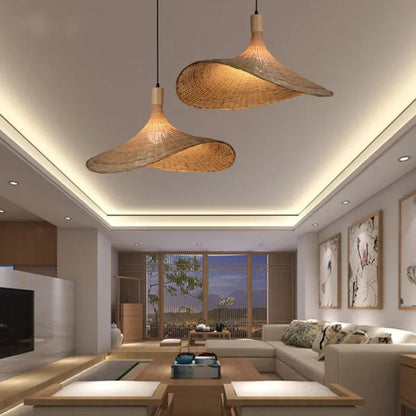 Bambooz – Design Plafondlamp van Bamboe voor een Moderne Sfeer