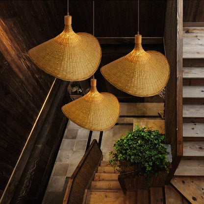 Bambooz – Design Plafondlamp van Bamboe voor een Moderne Sfeer
