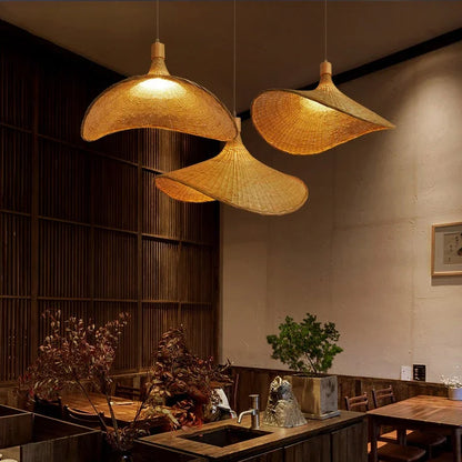 Bambooz – Design Plafondlamp van Bamboe voor een Moderne Sfeer