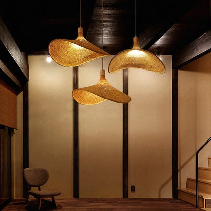 Bambooz – Design Plafondlamp van Bamboe voor een Moderne Sfeer