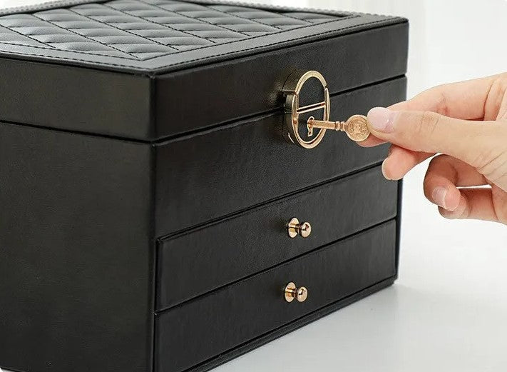 Celine – Luxe sieradendoos met meerdere lagen