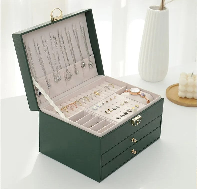 Celine – Luxe sieradendoos met meerdere lagen