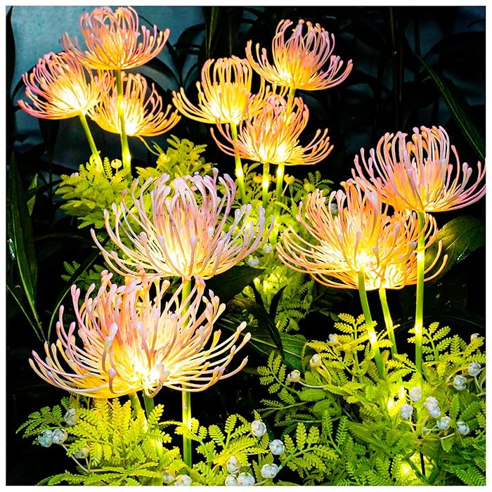 Floriva – Magisk solcelle udendørslampe med eventyrlige blomster