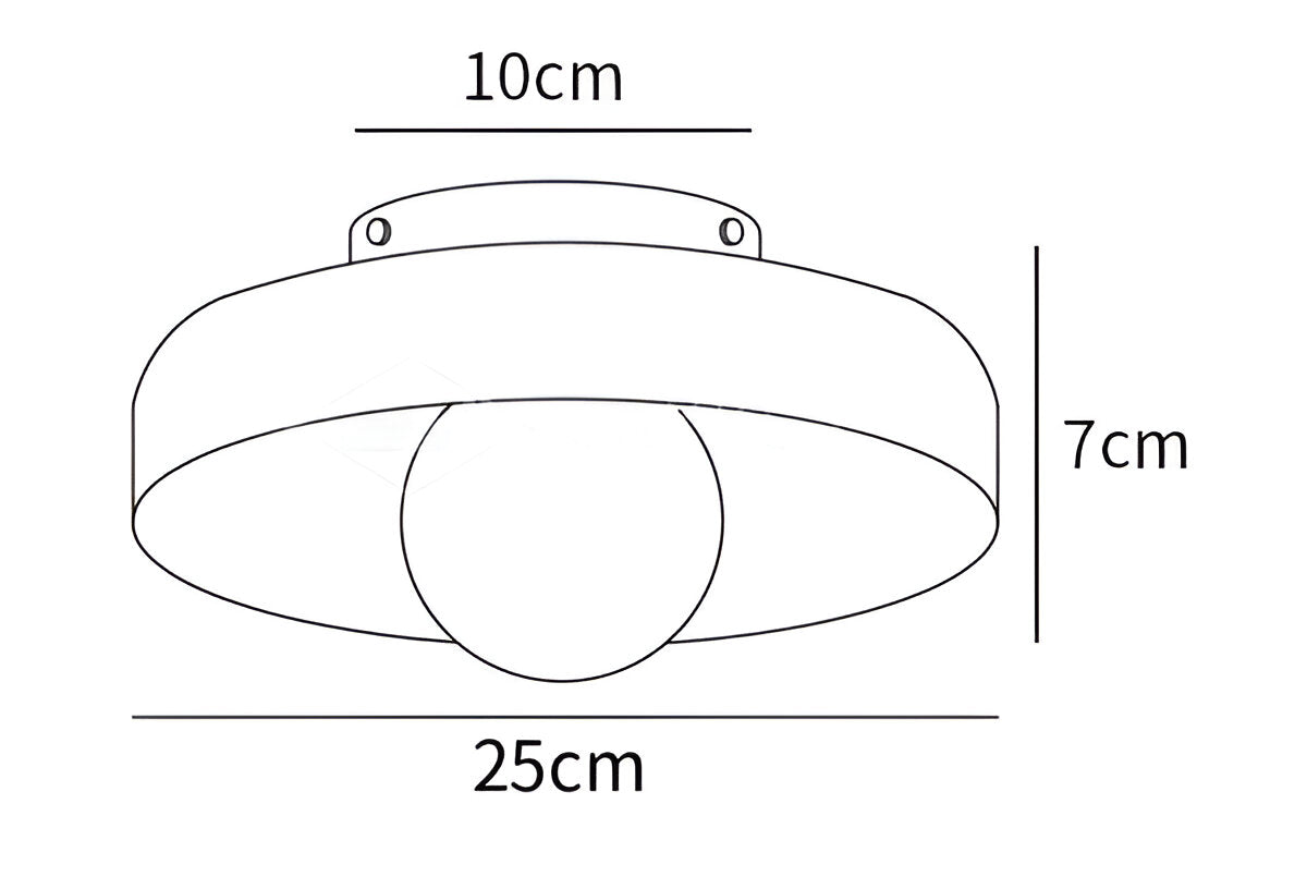 Lunara – Lampade da soffitto in vetro di design per interni moderni