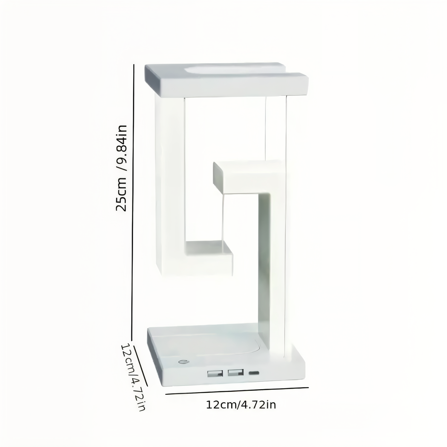 Lumoria – Zwevende LED Tafellamp met Draadloos Oplaadstation