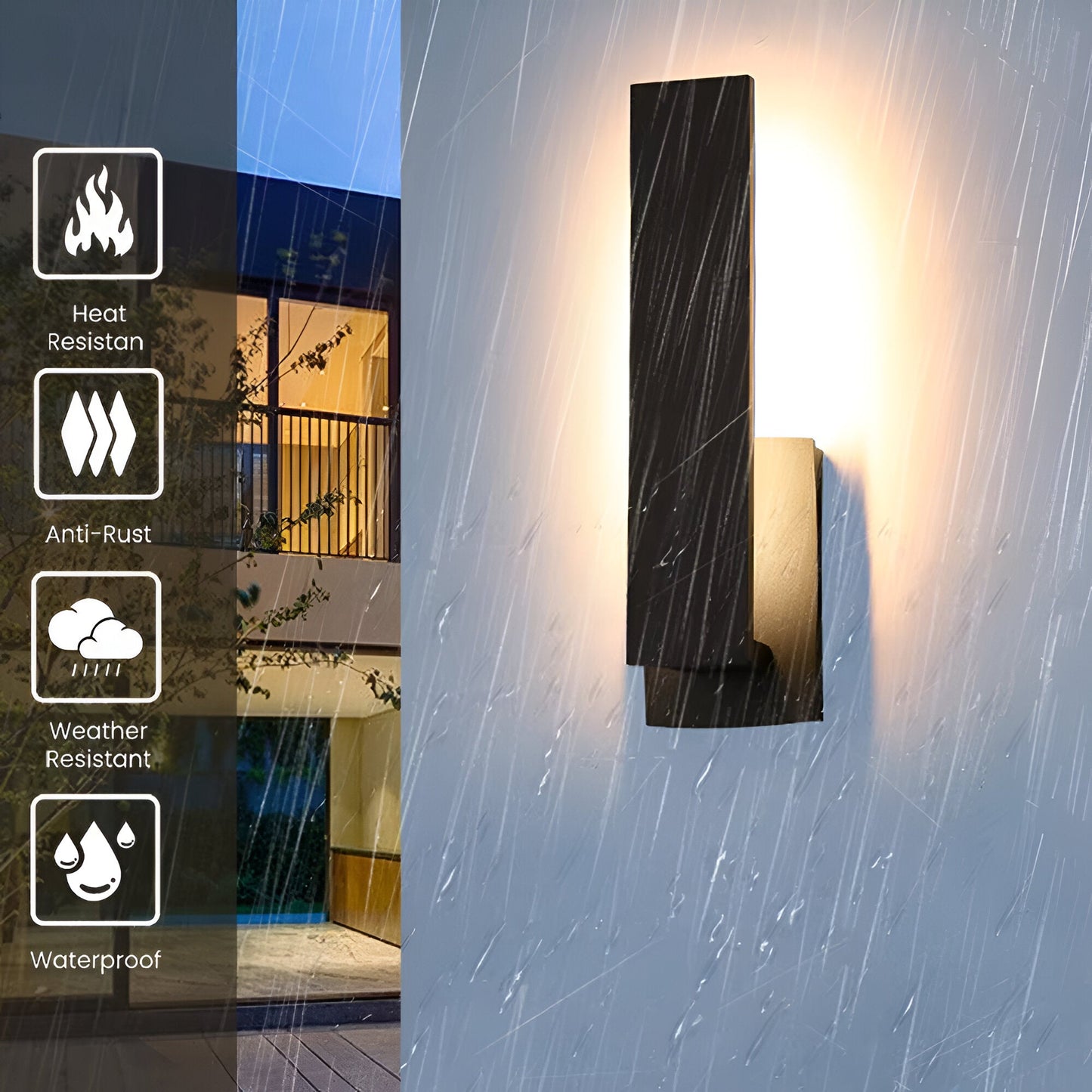 Lumivo – Minimalistische buitenlamp van aluminium voor moderne gevels