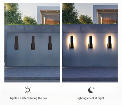 Lumivo – Minimalistische buitenlamp van aluminium voor moderne gevels