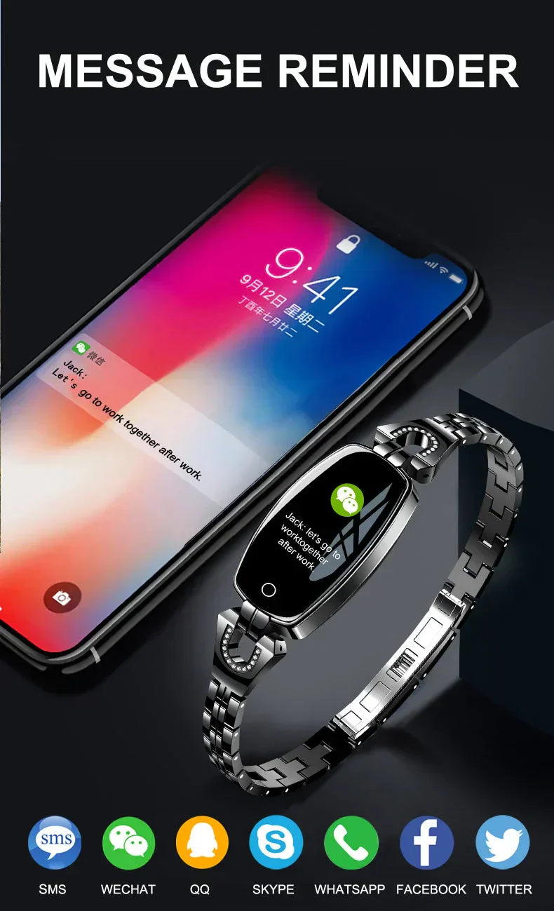 Livora – Stijlvolle en waterdichte smartwatch voor dames