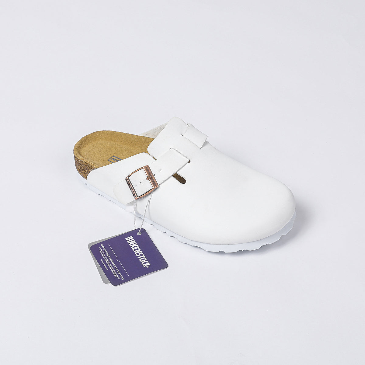 Birkenstock Boston Classic Foot - Bianco