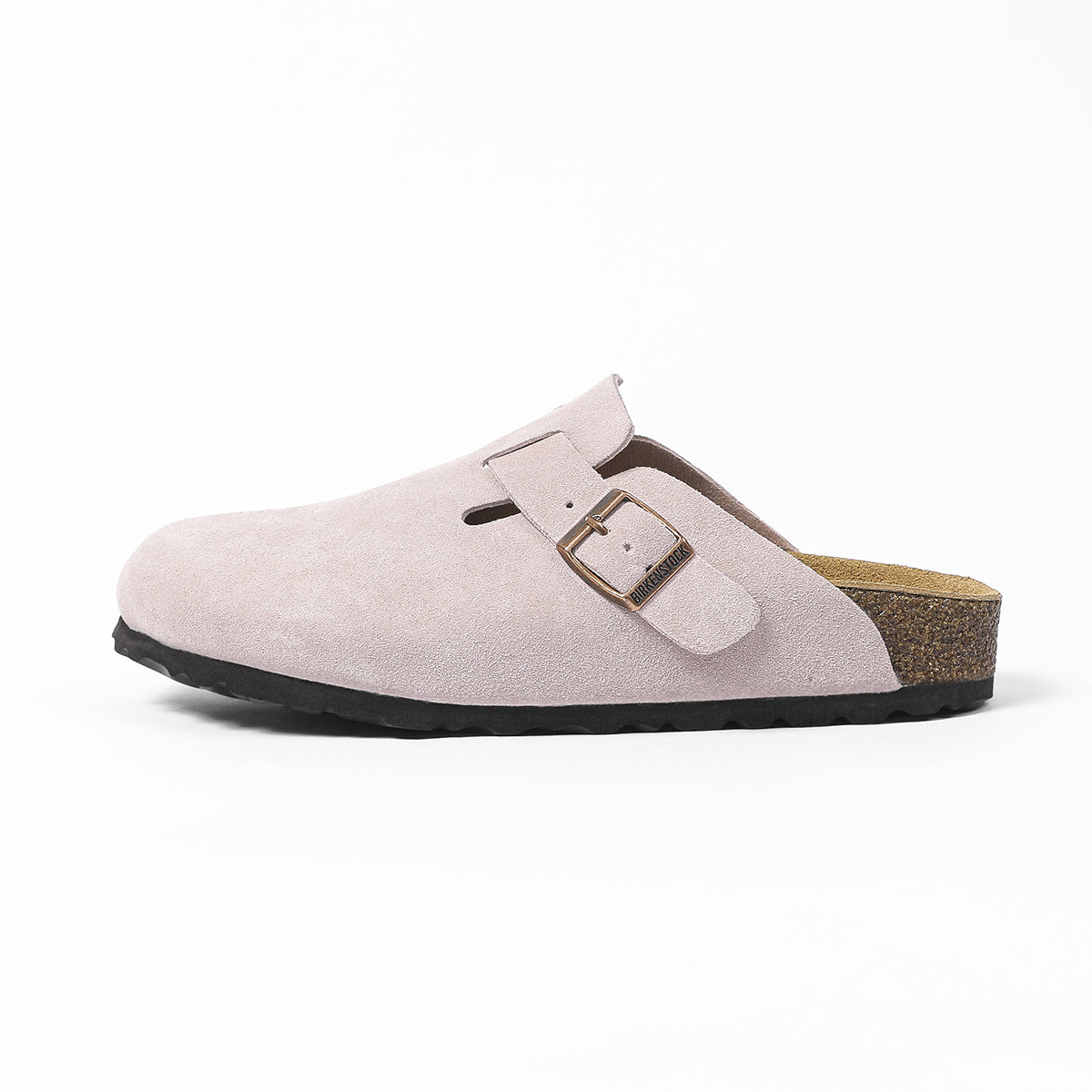 Sabot Birkenstock Boston Classic e rosa scuro