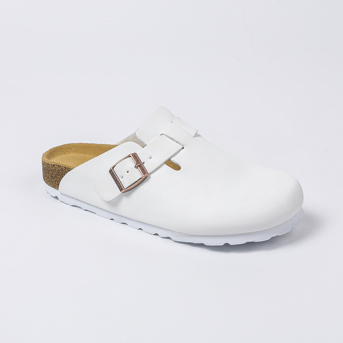 Birkenstock Boston Klassieke Voet - Wit