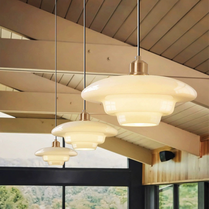Livora – Elegante glazen design plafondlamp