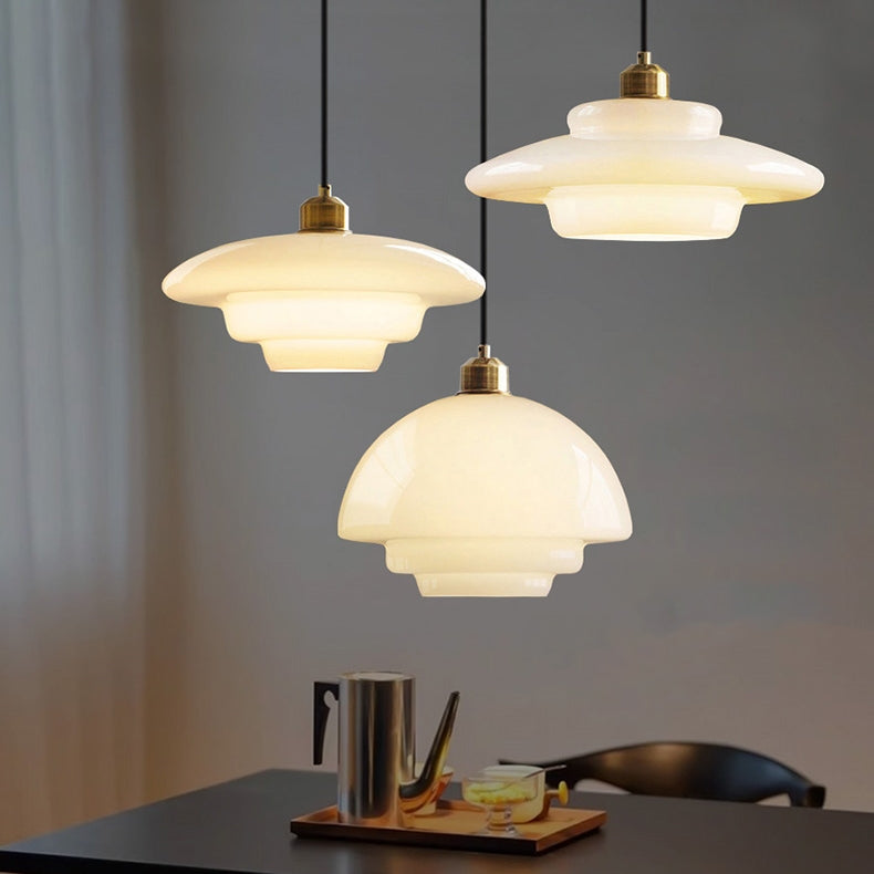Livora – Elegante glazen design plafondlamp
