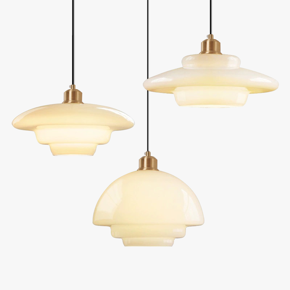 Livora – Elegante glazen design plafondlamp
