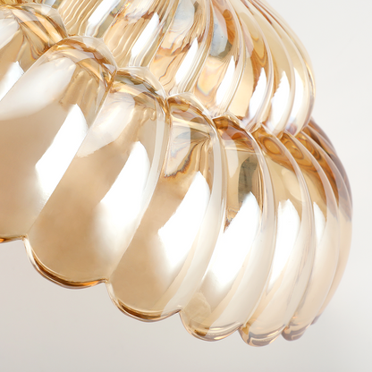 Lumaria – Vintage amber glazen design plafondlamp