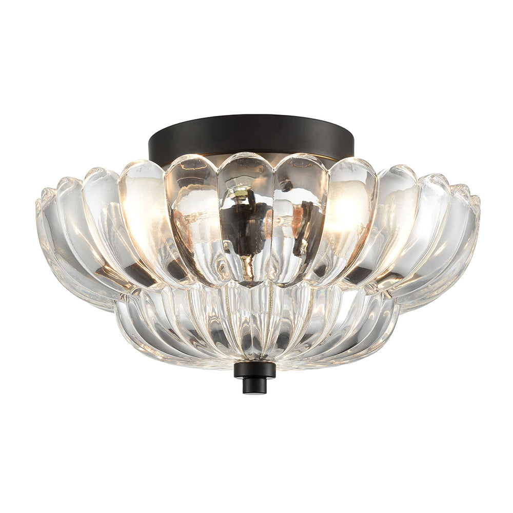 Lumaria – Lampada da soffitto in vetro ambrato vintage