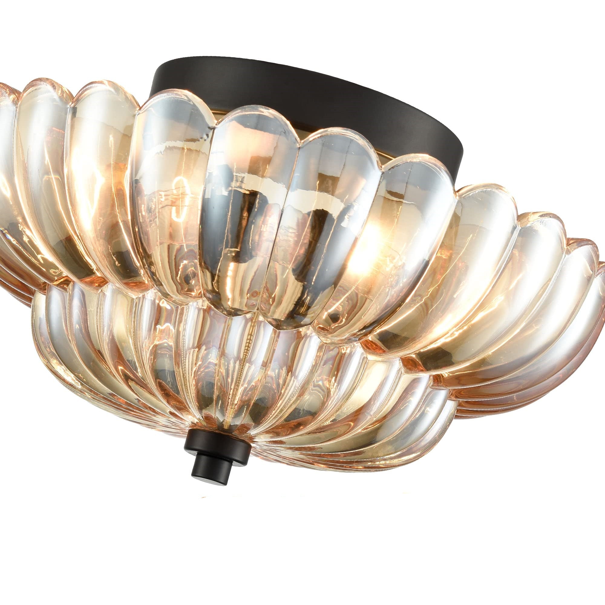 Lumaria – Vintage Amber Glas Design Loftlampe