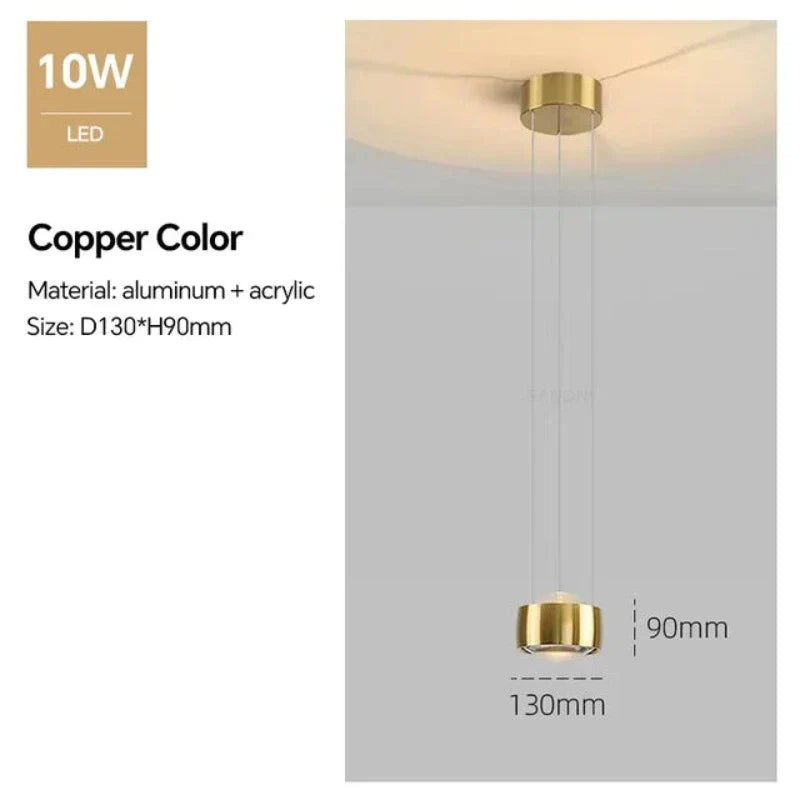 Lumivee – Strømlinet moderne design loftlampe til et stilfuldt touch