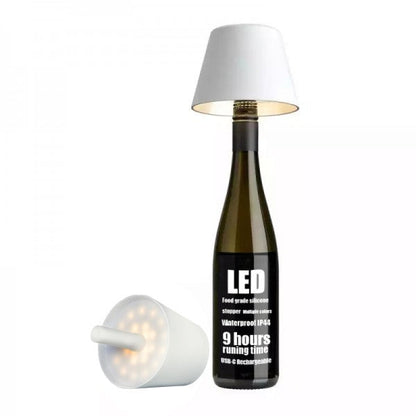 Lumivino – Oplaadbare LED Tafellamp van Wijnfles