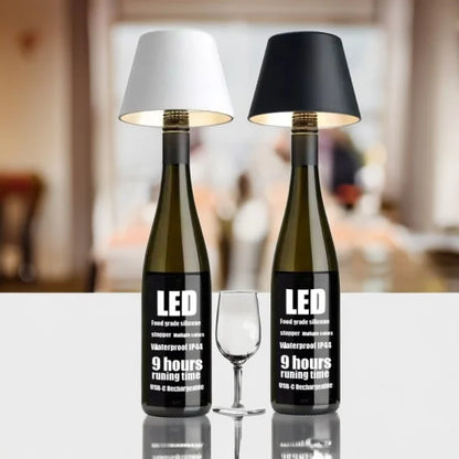 Lumivino – Oplaadbare LED Tafellamp van Wijnfles