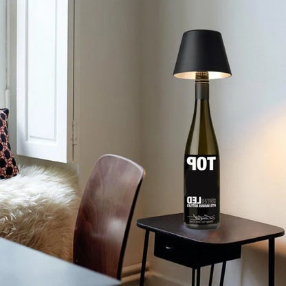 Lumivino – Oplaadbare LED Tafellamp van Wijnfles