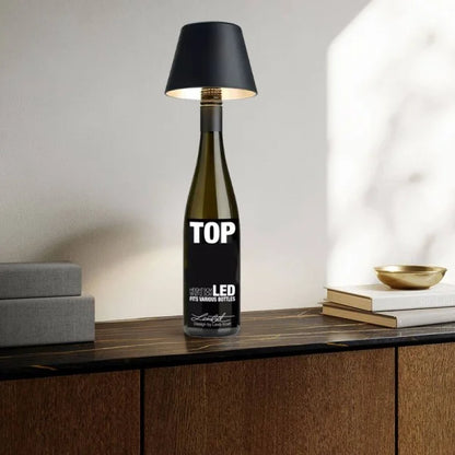 Lumivino – Oplaadbare LED Tafellamp van Wijnfles