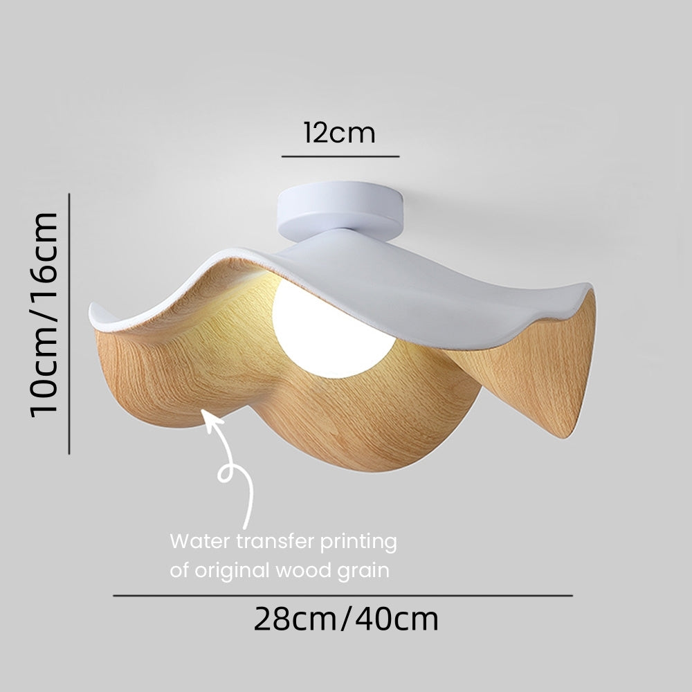 Lumora – Houten design plafondlamp met Scandinavische touch