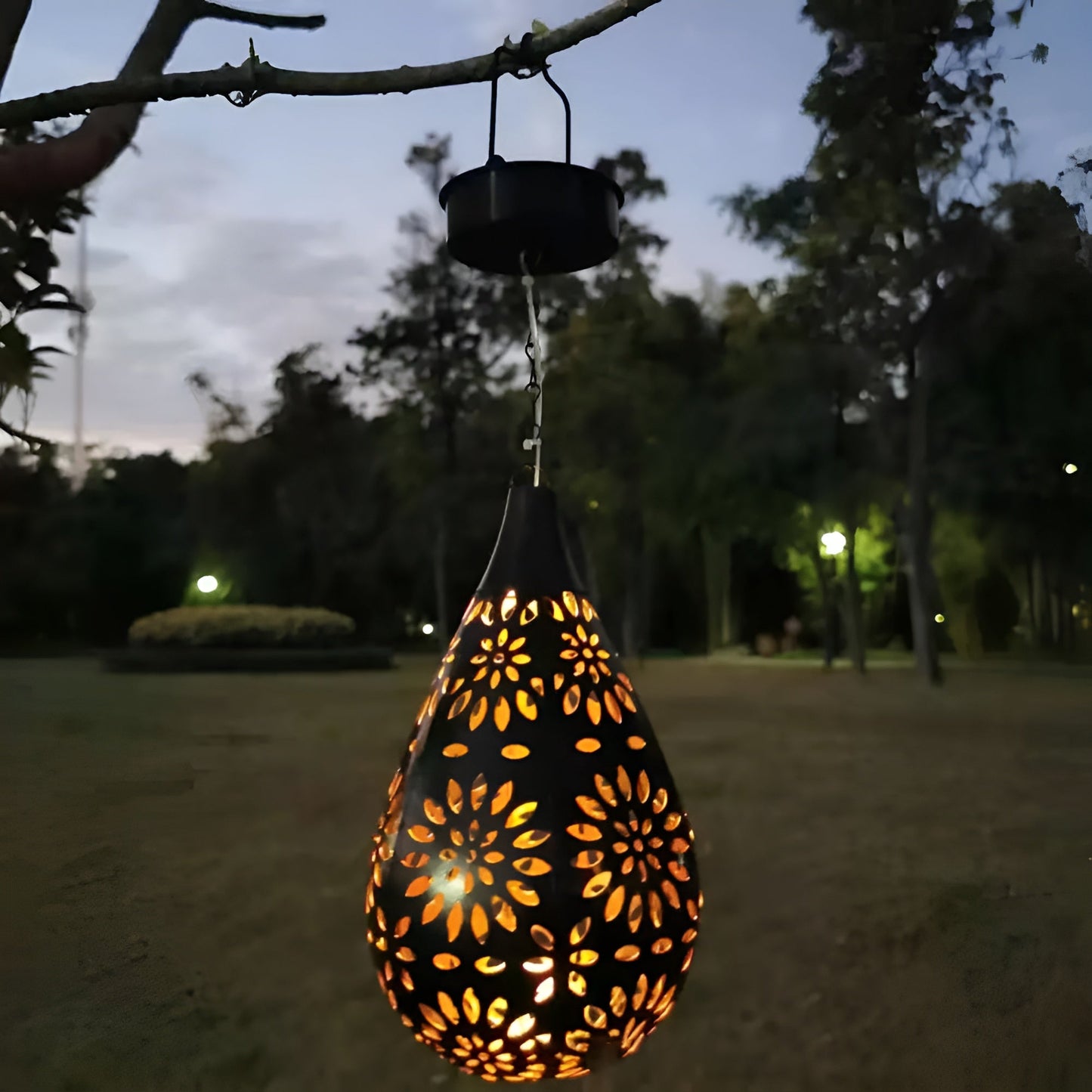 Lumoris – Zonne-energie lantaarn met betoverend lichteffect