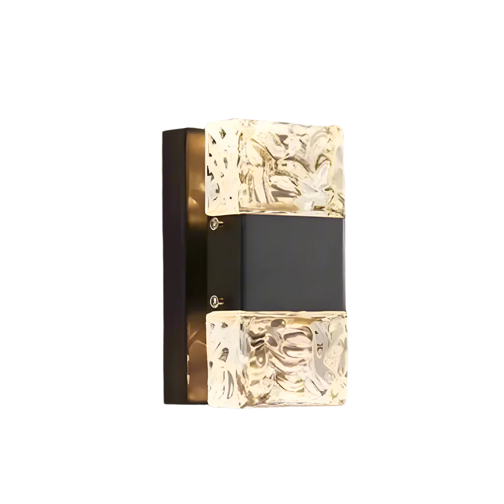 LUXARA – Stijlvolle kristallen wandlamp voor binnen en buiten met warm LED-licht