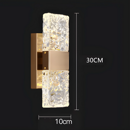 Luxara – Elegante Cristallen Wandlamp voor Binnen & Buiten