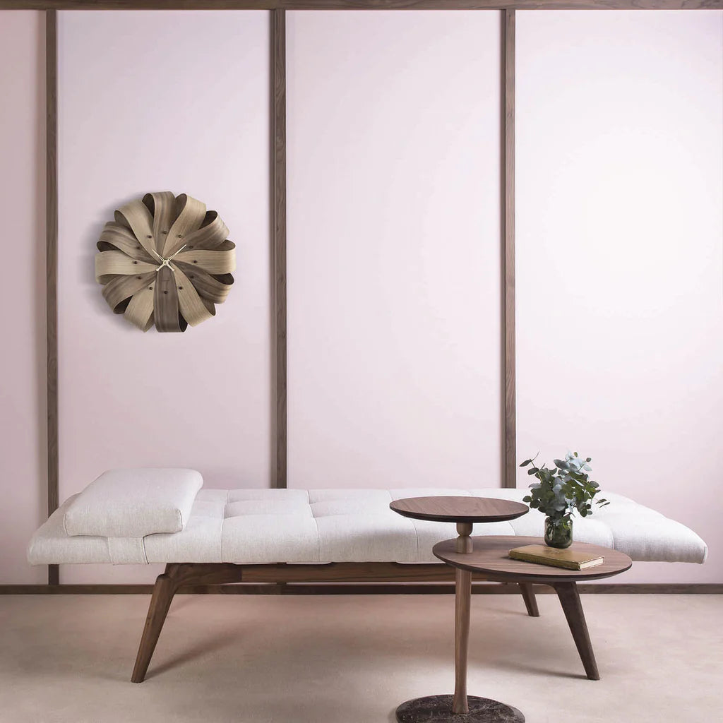 Momenta – Moderne Houten Wandklok met Stijlvolle Look