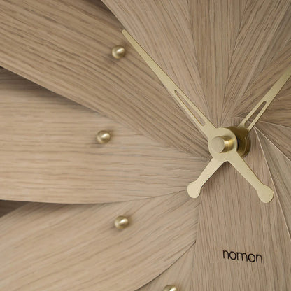 Momenta – Moderne Houten Wandklok met Stijlvolle Look