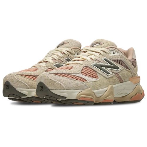 New Balance 9060 Beige Arancione Uomo Sneakers 4