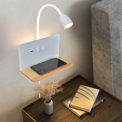 Nova – Modieuze LED Wandlamp met USB Oplaadpunt voor Binnen & Buiten