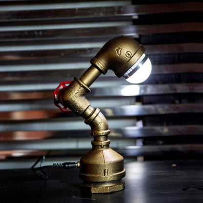 Glowbot - Messing Steampunk Robotlamp