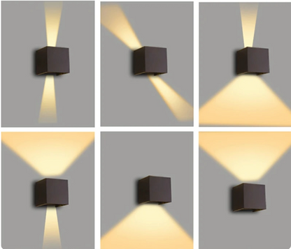 LUXO - LED Wandlamp Kubus | Stijlvol & Zuinig