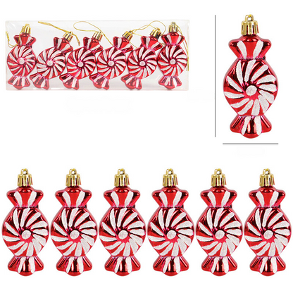 Lollipopjoy vrolijke kerstornamenten voor speelse kerst decoratie.