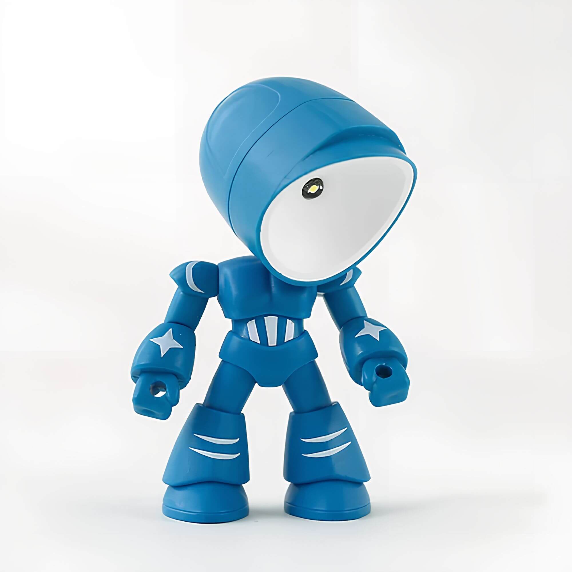 Roboglo – Lampada da tavolo a LED giocosa con design a forma di robot per bambini 