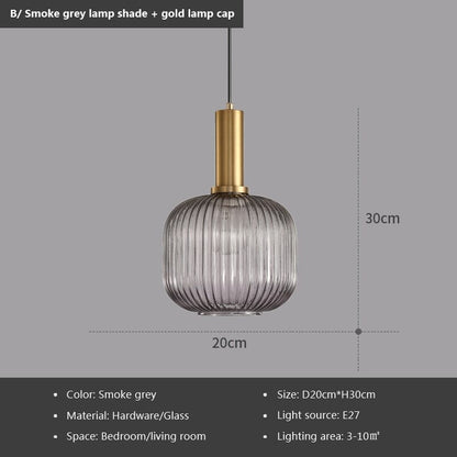 Lumira - Hanglamp van gekleurd glas voor een stijlvolle sfeer