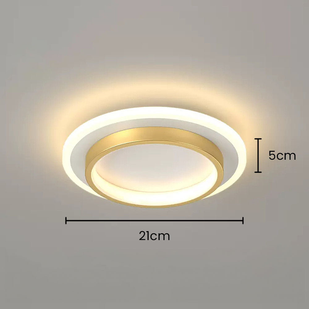 Glowhalo – Ronde Plafondlamp met LED en Acryl voor Hal of Gang