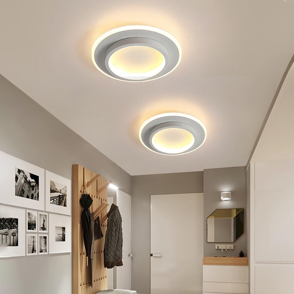 Glowhalo – Ronde Plafondlamp met LED en Acryl voor Hal of Gang