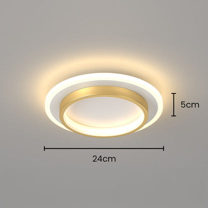 Glowhalo – Ronde Plafondlamp met LED en Acryl voor Hal of Gang