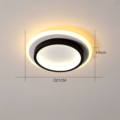 Glowhalo – Ronde Plafondlamp met LED en Acryl voor Hal of Gang