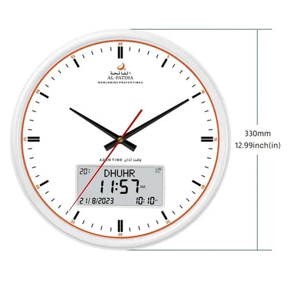 Prièretime – Slimme Azan Wandklok met Hijri Kalender en Gebedstijden