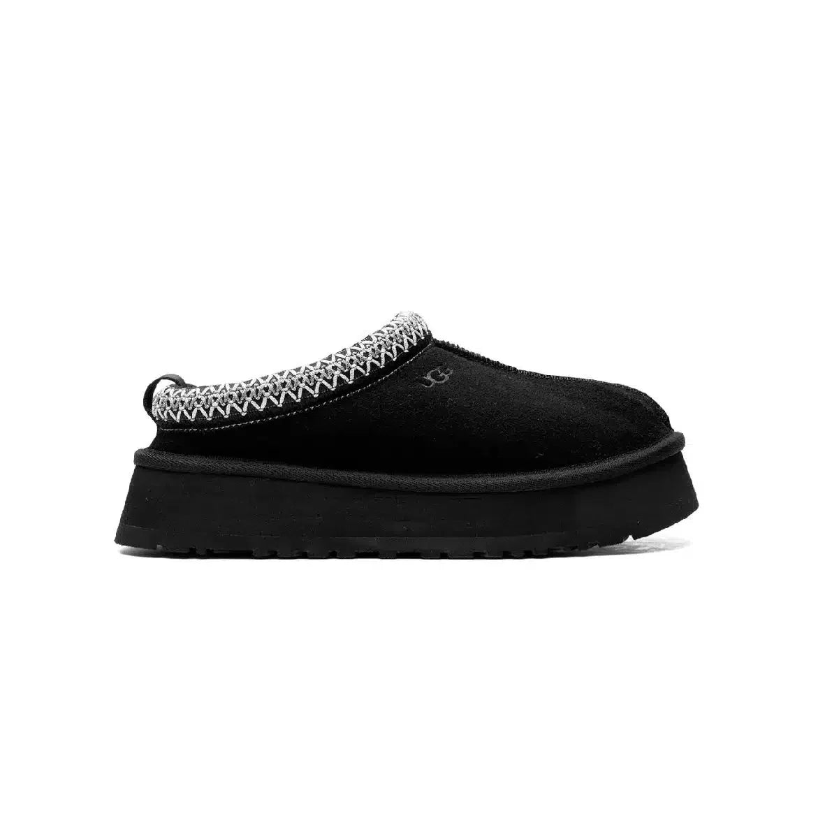 UGG Tazz Black pantoffels – Comfortabel en modern met verhoogde zool
