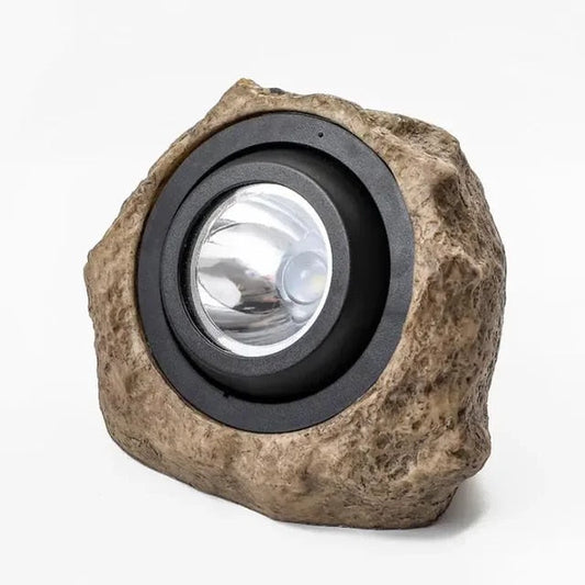 SOLARIA LED buitenlamp op zonne-energie in een moderne tuinsetting.